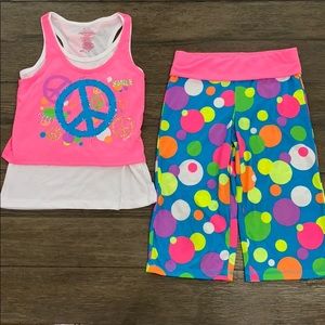 Set of girls pajamas from Justice